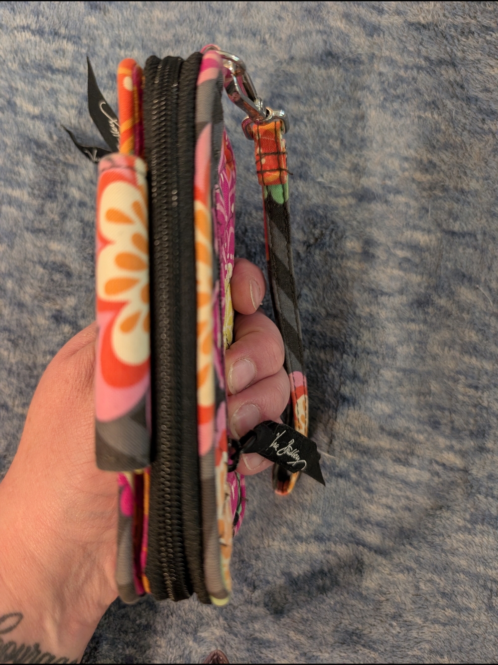 Vera Bradley Ziggy Zinnia Wristlet Wallet - Picture 7 of 9